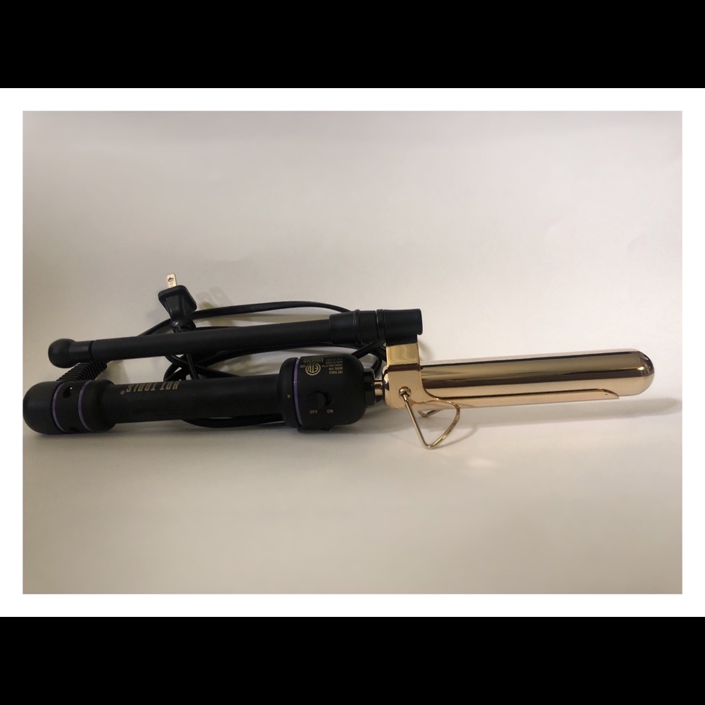 NEW PROFESSIONAL 1" 24K GOLD MARCEL IRON / WAND